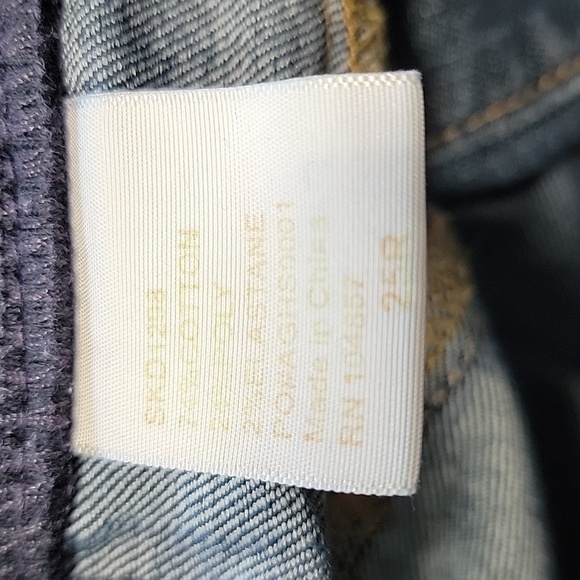 AG Adriano Goldschmied Size 25, Elastic Waist Jegging Pull On Jeans, Gently Used - Picture 3 of 12